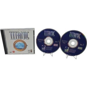 Titanic Adventure Out Of Time PC CD ROM Game Windows Mac 2 Disc Set Vintage 1996